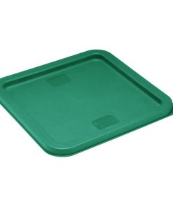 Hygiplas Square Food Storage Container Lid Green Medium (HY414)