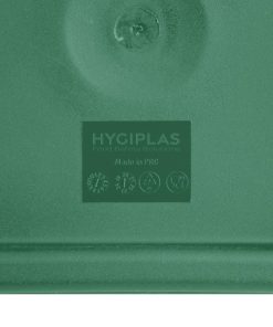 Hygiplas Square Food Storage Container Lid Green Medium (HY414)