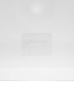 Hygiplas Square Food Storage Container Lid White Small (HY416)