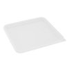 Hygiplas Square Food Storage Container Lid White Large (HY418)