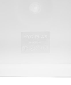 Hygiplas Square Food Storage Container Lid White Large (HY418)