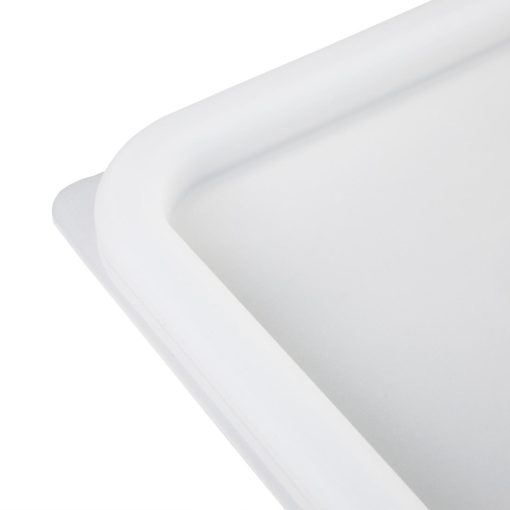 Hygiplas Square Food Storage Container Lid White Large (HY418)