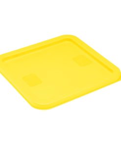 Hygiplas Square Food Storage Container Lid Yellow Medium (HY420)