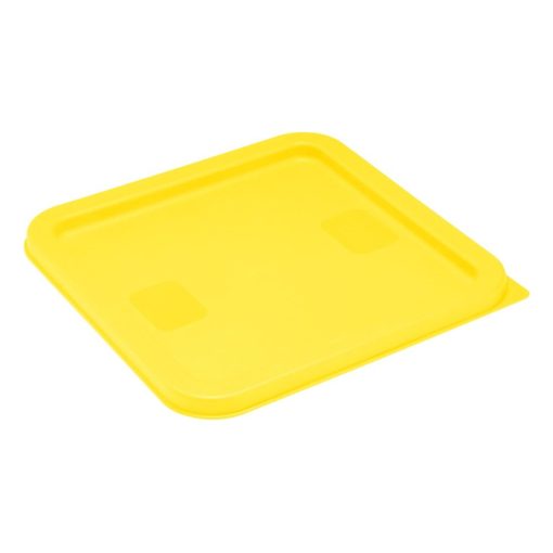 Hygiplas Square Food Storage Container Lid Yellow Medium (HY420)