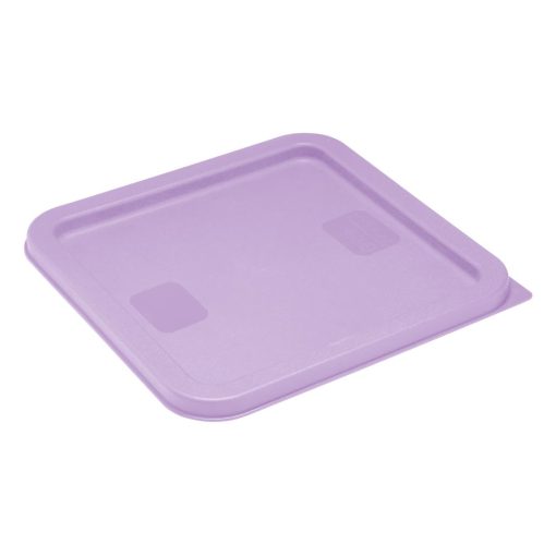 Hygiplas Square Food Storage Container Lid Purple Medium (HY426)