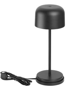 Olympia Siena Table Lamp Round Dome Black 200mm (HZ200)