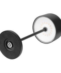 Olympia Siena Table Lamp Round Dome Black 200mm (HZ200)
