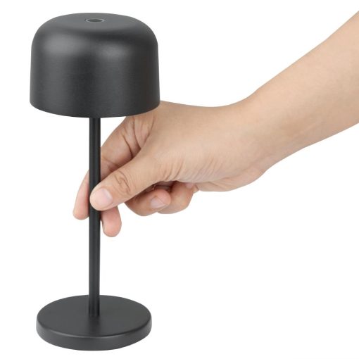 Olympia Siena Table Lamp Round Dome Black 200mm (HZ200)