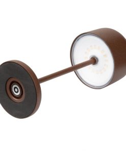 Olympia Siena Table Lamp Round Dome Chestnut 200mm (HZ201)