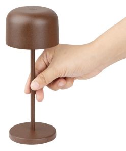 Olympia Siena Table Lamp Round Dome Chestnut 200mm (HZ201)