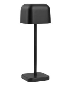 Olympia Lucca Table Lamp Squared Dome Black 200mm (HZ204)