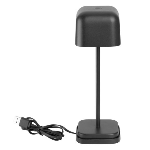 Olympia Lucca Table Lamp Squared Dome Black 200mm (HZ204)