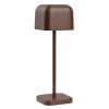 Olympia Lucca Table Lamp Squared Dome Chestnut 200mm (HZ205)