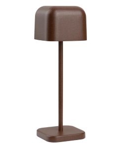Olympia Lucca Table Lamp Squared Dome Chestnut 200mm (HZ205)