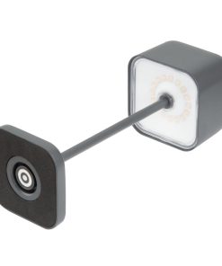 Olympia Lucca Table Lamp Squared Dome Grey 200mm (HZ207)
