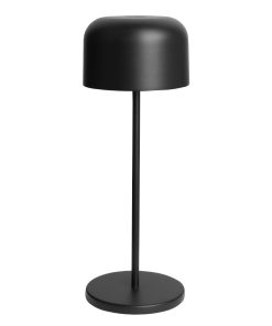 Olympia Siena Table Lamp Round Dome Black 300mm (HZ208)
