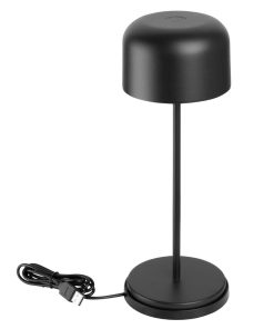 Olympia Siena Table Lamp Round Dome Black 300mm (HZ208)