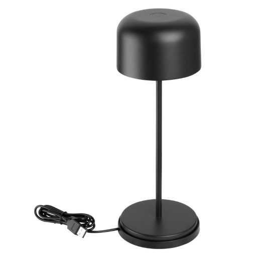 Olympia Siena Table Lamp Round Dome Black 300mm (HZ208)