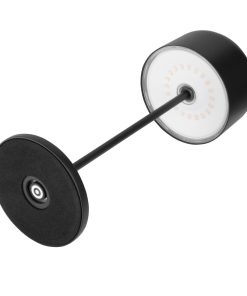 Olympia Siena Table Lamp Round Dome Black 300mm (HZ208)