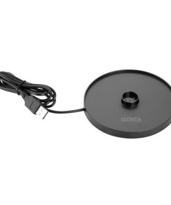 Olympia Siena Table Lamp Round Dome Black 300mm (HZ208)