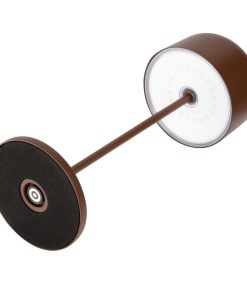 Olympia Siena Table Lamp Round Dome Chestnut 300mm (HZ209)