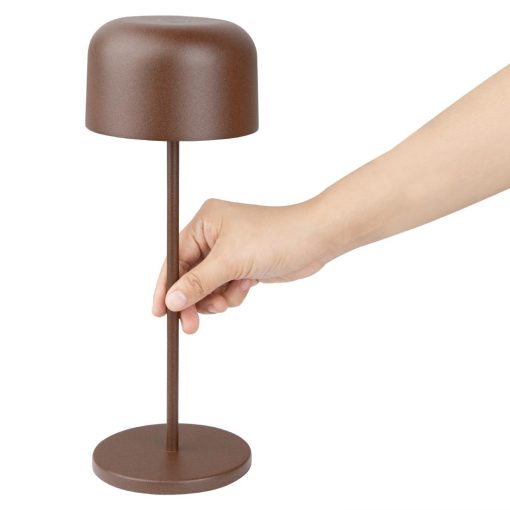Olympia Siena Table Lamp Round Dome Chestnut 300mm (HZ209)