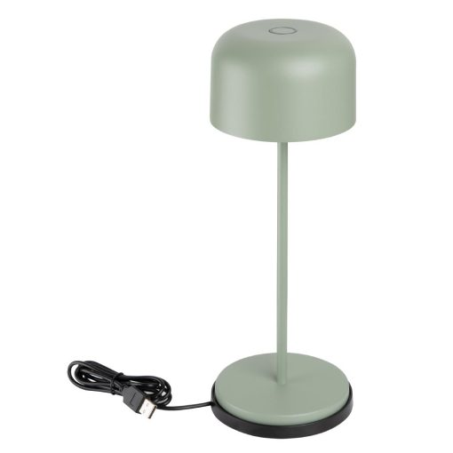 Olympia Siena Table Lamp Round Dome Sage 300mm (HZ210)