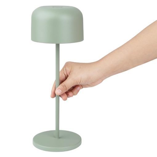 Olympia Siena Table Lamp Round Dome Sage 300mm (HZ210)
