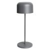 Olympia Siena Table Lamp Round Dome Grey 300mm (HZ211)