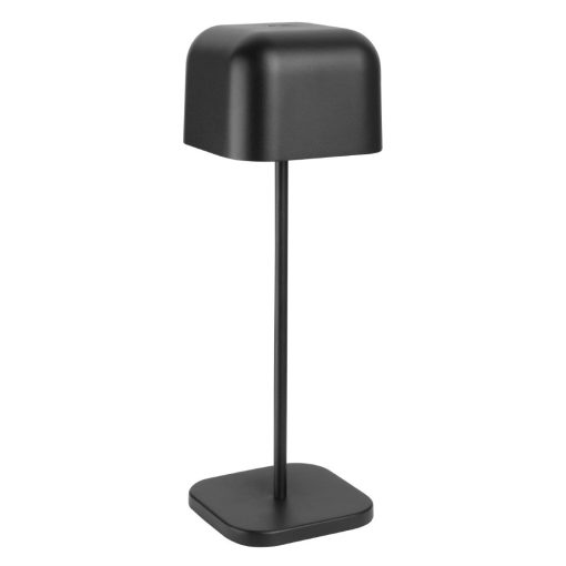 Olympia Lucca Table Lamp Squared Dome Black 300mm (HZ212)