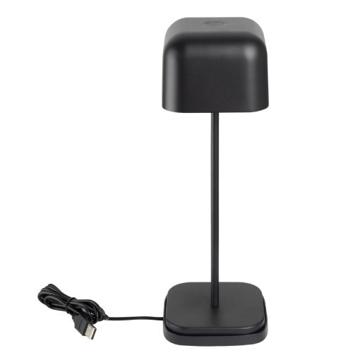 Olympia Lucca Table Lamp Squared Dome Black 300mm (HZ212)