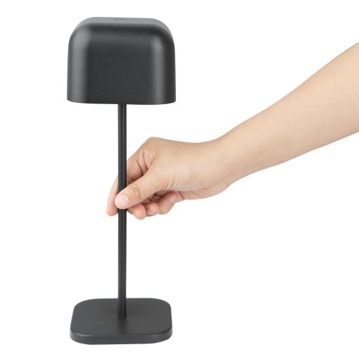 Olympia Lucca Table Lamp Squared Dome Black 300mm (HZ212)