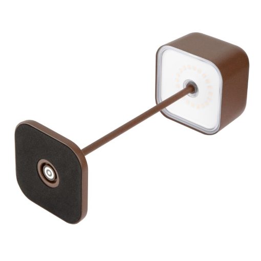Olympia Lucca Table Lamp Squared Dome Chestnut 300mm (HZ213)