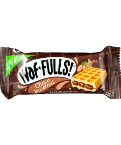 Waffulls Waffles - Cocoa and Hazelnut Cream 50g Pack of 12 (KA601)