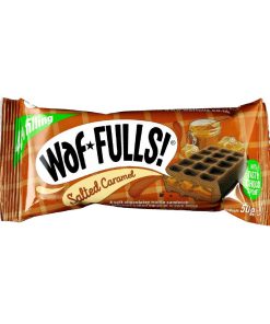 Waffulls Dark Waffles - Salted Caramel 50g Pack of 12 (KA602)