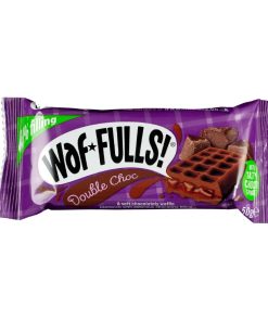 Waffulls Dark Waffles - Double Choc 50g Pack of 12 (KA603)