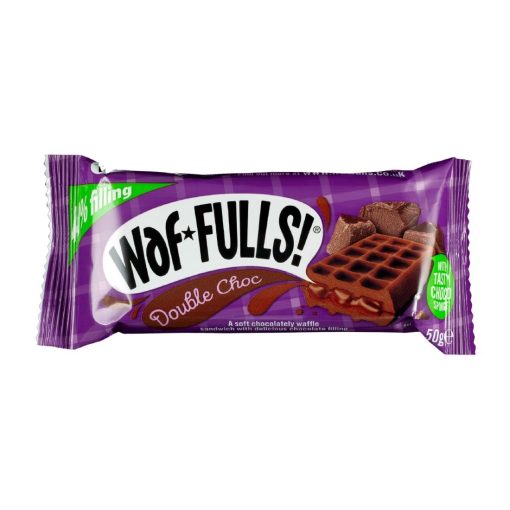 Waffulls Dark Waffles - Double Choc 50g Pack of 12 (KA603)