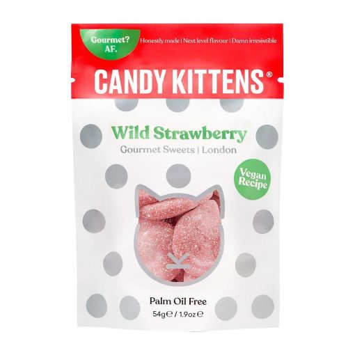 Candy Kittens Pop Bags - Wild Strawberry 54g Pack of 12 (KA604)