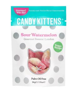 Candy Kittens Pop Bags - Sour Watermelon 54g Pack of 12 (KA605)