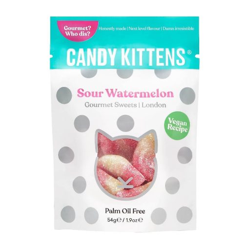 Candy Kittens Pop Bags - Sour Watermelon 54g Pack of 12 (KA605)