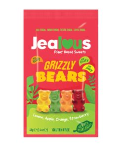 Jealous Sweets Impulse Bags - Grizzly Bears 40g Pack of 10 (KA609)