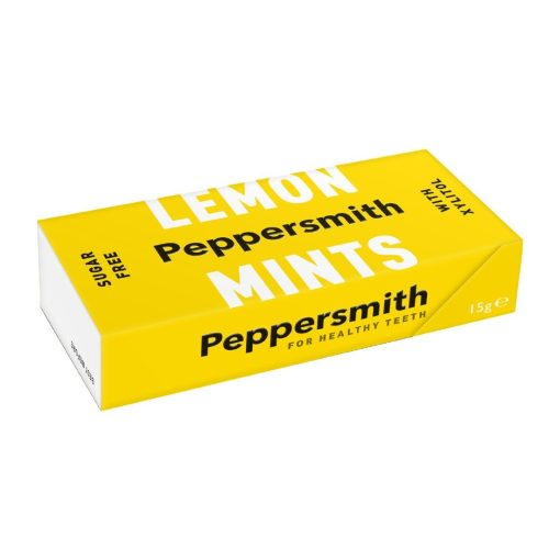 Peppersmith Mints - Lemon 15g Pack of 12 (KA620)