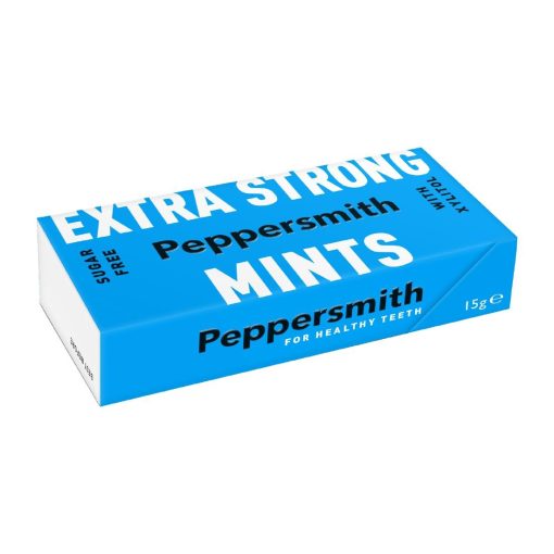 Peppersmith Mints - Extra Strong 15g Pack of 12 (KA621)