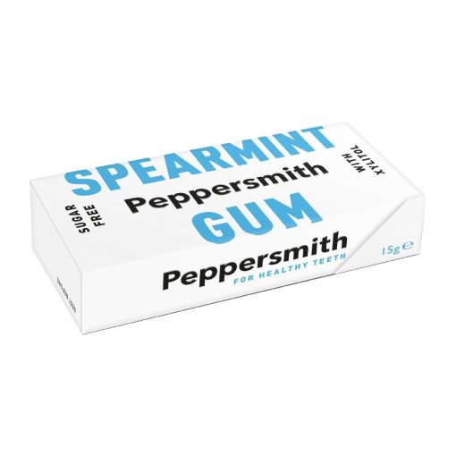 Peppersmith Gum - Spearmint 15g Pack of 12 (KA622)