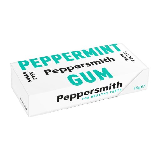 Peppersmith Gum - Peppermint 15g Pack of 12 (KA623)