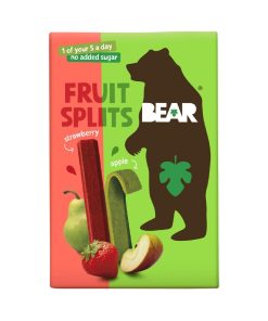 BEAR Fruit Splits Multipack - Strawberry and Apple 20g Pack of 8 (KA631)