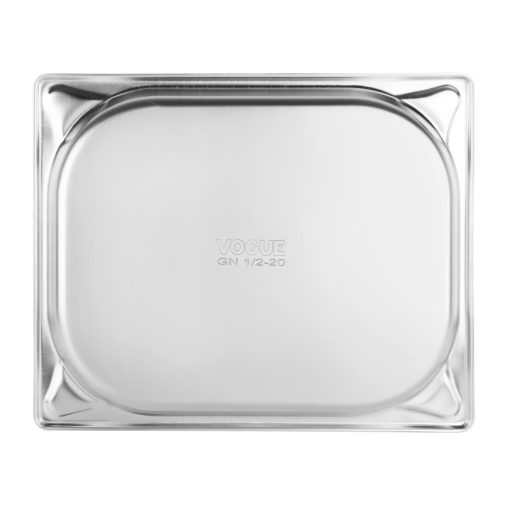 Vogue Heavy Duty Stainless Steel 1-2 Gastronorm Tray 20mm (DM973)