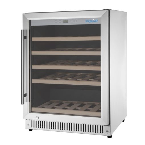 Polar G-Series Stainless Steel Wine Fridge 51 Bottle (GM627)