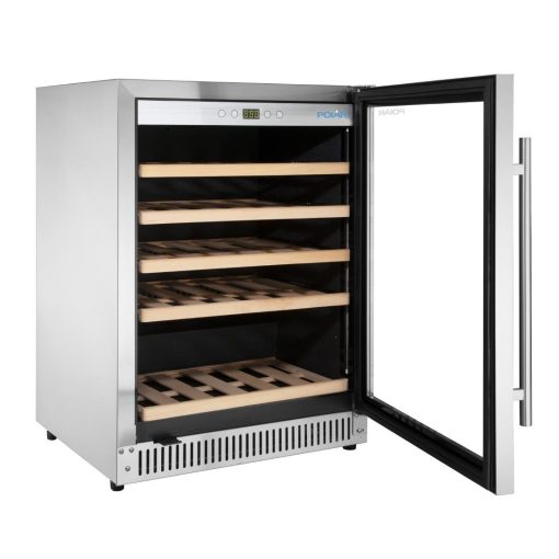 Polar G-Series Stainless Steel Wine Fridge 51 Bottle (GM627)