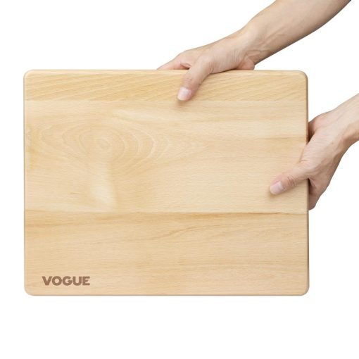 Vogue Beech Chopping Board Medium 380x305x30mm (GP758)